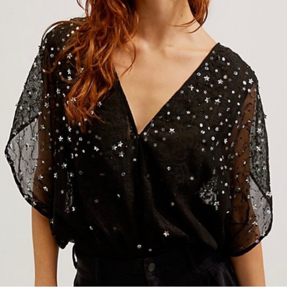NWOT Free People Summer Shine Bodysuit